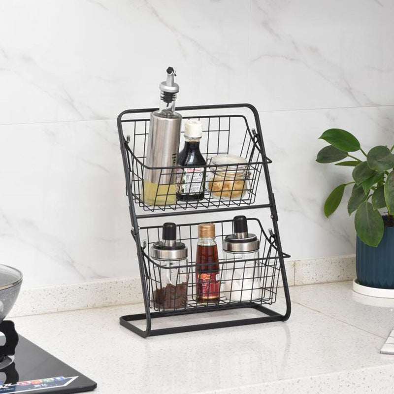 Multilayer Spice Rack Fruit Kitchen Storage Kitchen Storage Rack