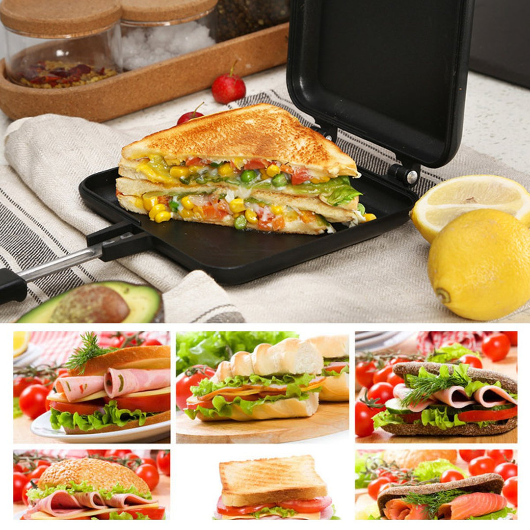 Sandwich frying pan induction cooker breakfast pot artifact