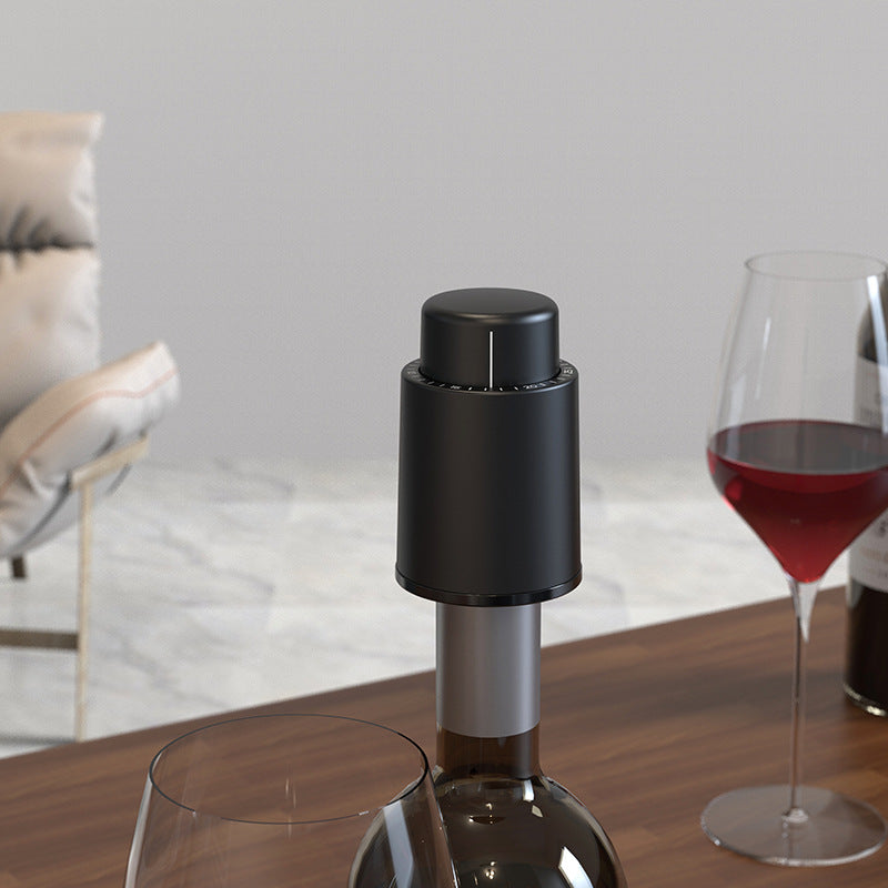 Plastic Electric Red Wine Bottle Opener Set