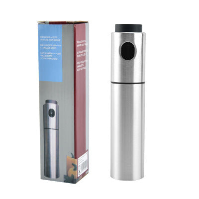 Stainless steel oil pump olive oil spray bottle