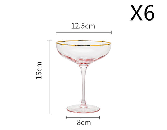 Crystal Glass Champagne Cup Household Set