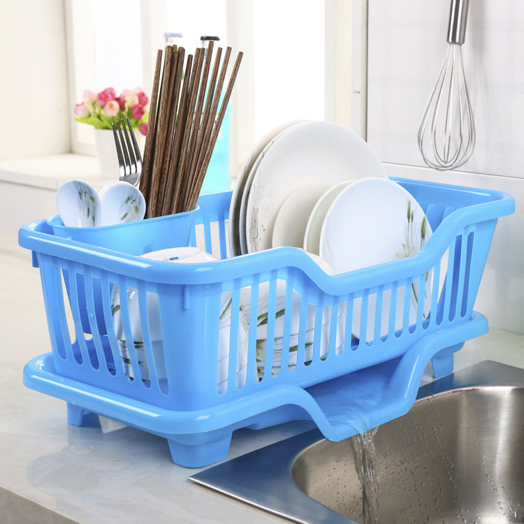 Kitchen shelf storage  plastic dishes  racks  factory outlets