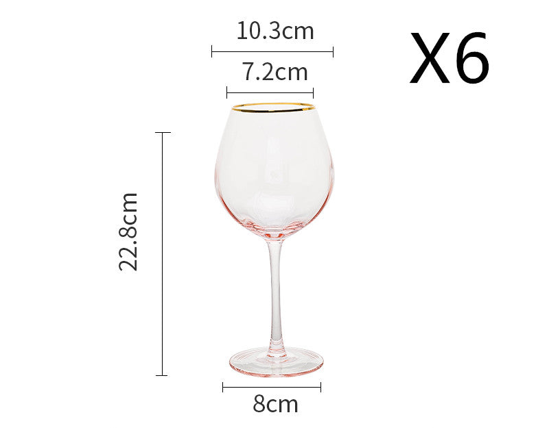 Crystal Glass Champagne Cup Household Set