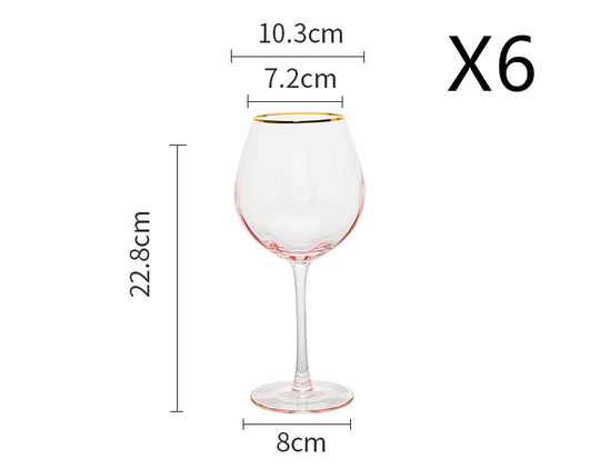 Crystal Glass Champagne Cup Household Set