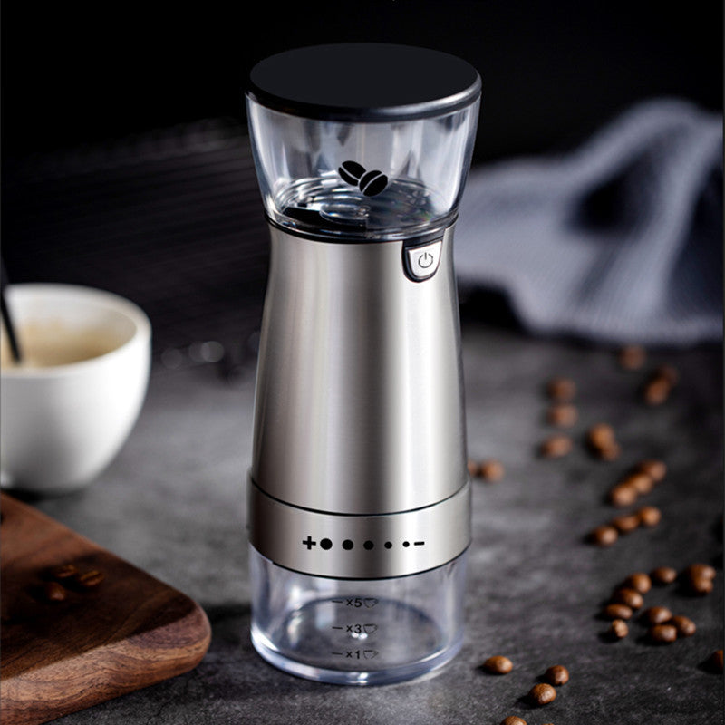 Electric Coffee Grinder Stainless Steel Adjustable Hand Grinder Coffee Machine