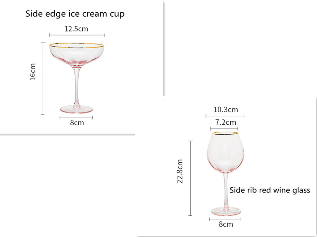 Crystal Glass Champagne Cup Household Set